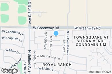 Map image of the property - 14563 W Acapulco Ln