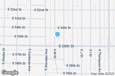 Map image of the property - 5425 S M St