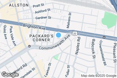 Map image of the property - 1127 Commonwealth Ave