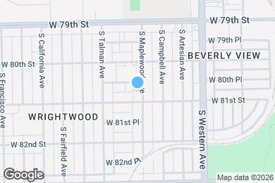 Map image of the property - 8044 S Maplewood Ave