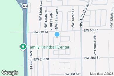 Map image of the property - 13336 NW 5th Terrace