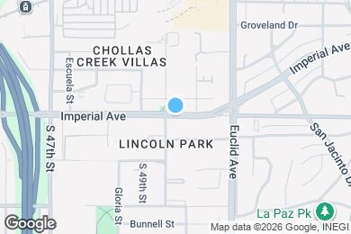 Map image of the property - 4969 Imperial Ave