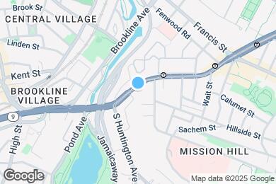 Map image of the property - 864 Huntington Ave