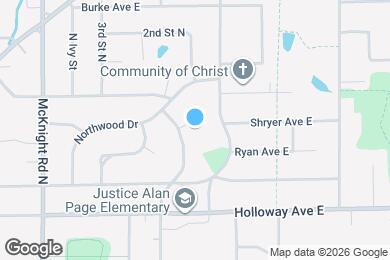 Map image of the property - 1998 Polaris Ct
