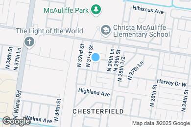 Map image of the property - 2809 N 30th St