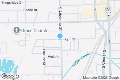 Map image of the property - 1101 Kern St