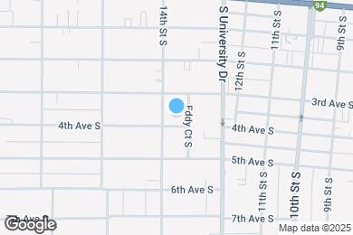 Map image of the property - 1341 4th Ave S