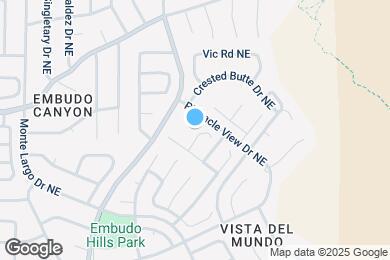 Map image of the property - 1511 Mimbres Canyon Pl NE