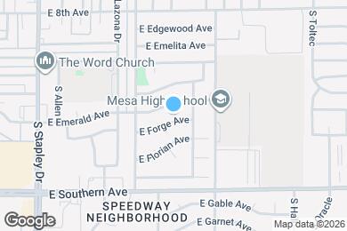 Map image of the property - 1506 E Forge Ave