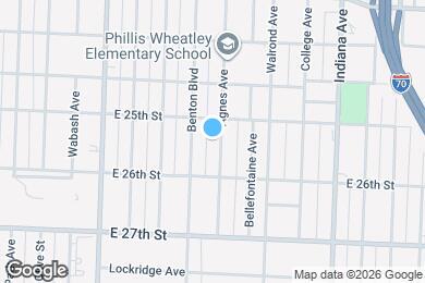 Map image of the property - 2516 Agnes Ave