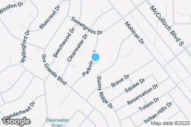 Map image of the property - 3650 Parkview Dr