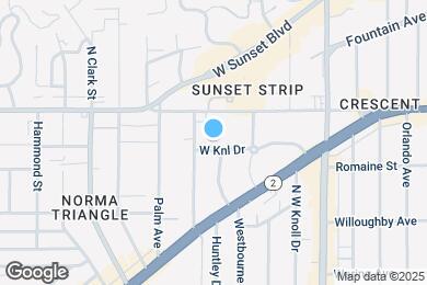 Map image of the property - 8707 W West Knoll Dr