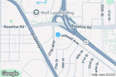 Map image of the property - 2760 Moorhead Ave