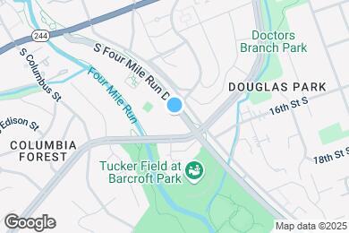 Map image of the property - 4422 S Four Mile Run Dr