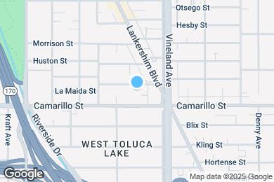 Map image of the property - 11048 La Maida St