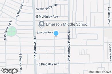 Map image of the property - 703 E Jefferson Ave