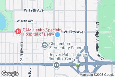 Map image of the property - 1616 Irving St