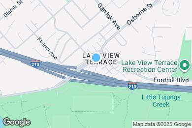Map image of the property - 11350 Foothill Blvd