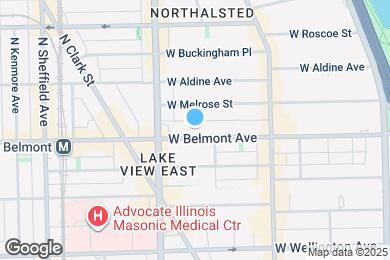 Map image of the property - 716 W Belmont