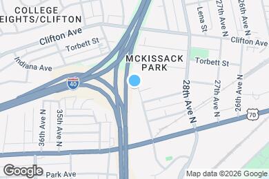 Map image of the property - 525 31st Ave N
