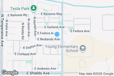 Map image of the property - 7474 E Redlands Ave.