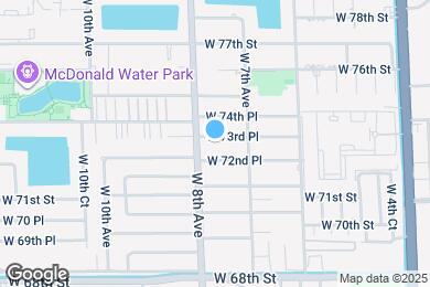 Map image of the property - 770 W 73rd Pl