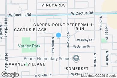 Map image of the property - 11862 N 79th Dr