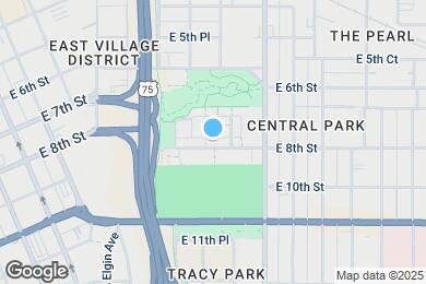 Map image of the property - 1111 E 8th St