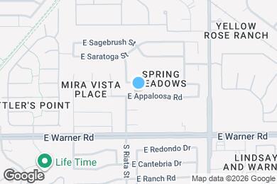 Map image of the property - 620 E Appaloosa Rd