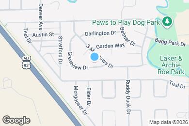 Map image of the property - 1993 Greatview Dr