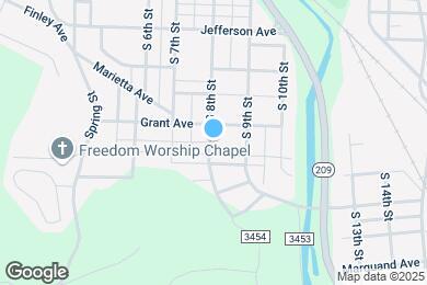 Map image of the property - 713 S 8th St