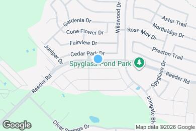 Map image of the property - 4122 Perch Dr