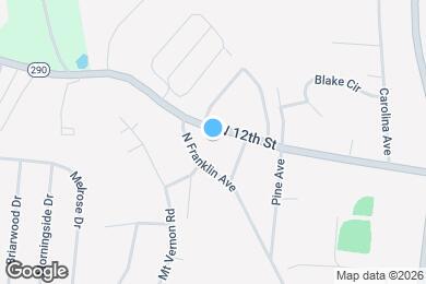 Map image of the property - 550 W 12th St