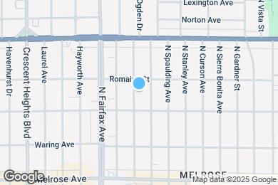 Map image of the property - 928 N Ogden Dr