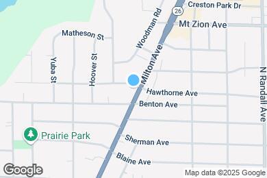Map image of the property - 1119 Milton Ave