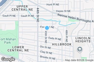 Map image of the property - 549 45th St NE