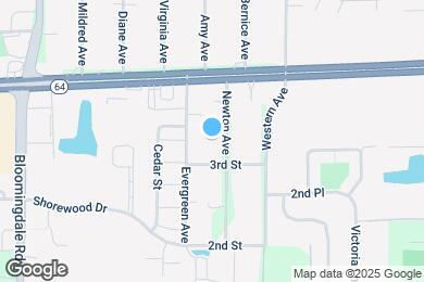 Map image of the property - 1N682 Newton Ave
