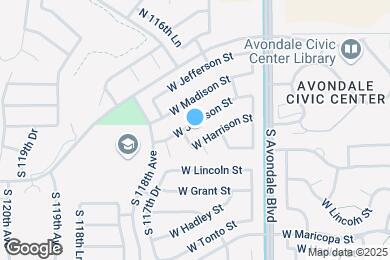 Map image of the property - 11633 W Jackson St