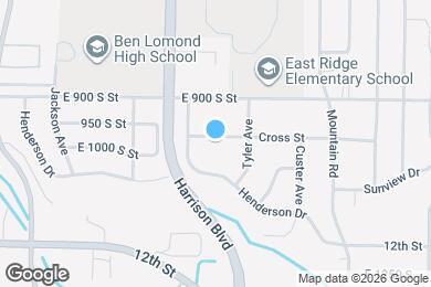 Map image of the property - 1237 Cross St