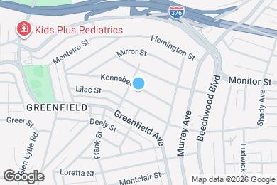 Map image of the property - 912 Kennebec St