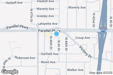 Map image of the property - 1954 N 45 St