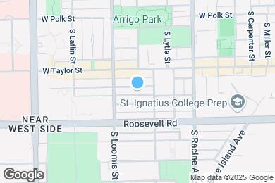 Map image of the property - 1325 W Fillmore St