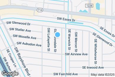 Map image of the property - 2441 SW Avondale St