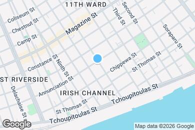 Map image of the property - 2904 Annunciation St