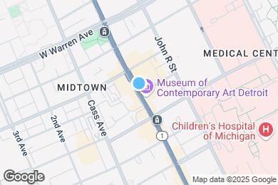 Map image of the property - 4600 Woodward Ave