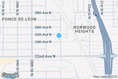 Map image of the property - 2440 25th St N