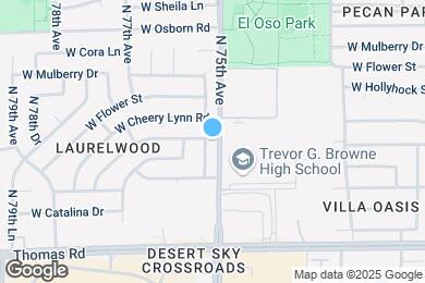 Map image of the property - 3043 N 75th Dr
