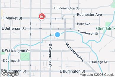 Map image of the property - 924 Iowa Ave