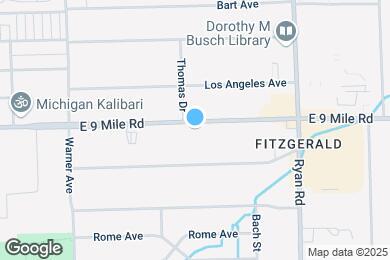 Map image of the property - 3646 E 9 Mile Rd