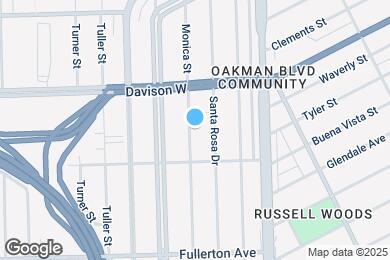 Map image of the property - 13166 Monica St